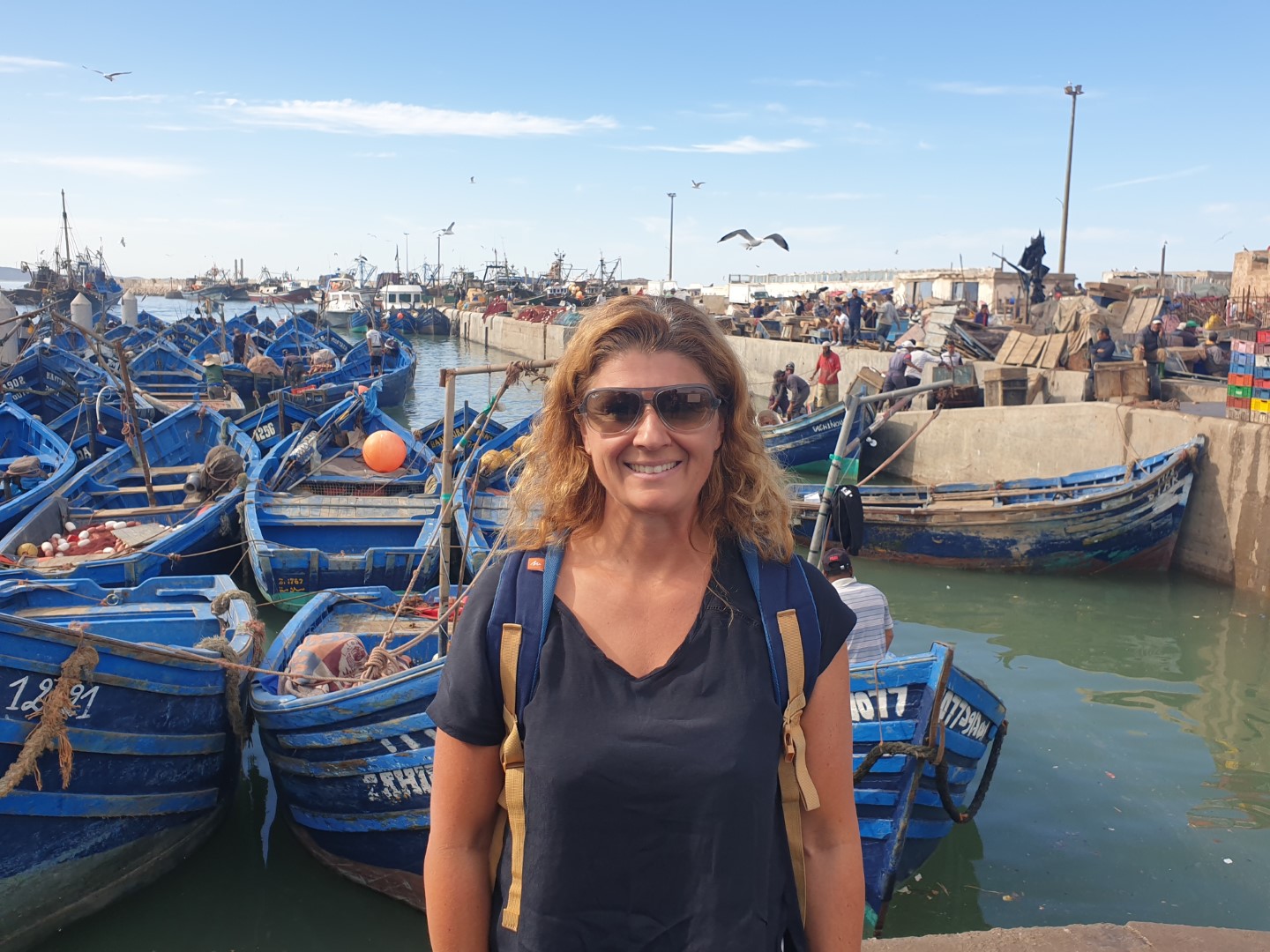 Céline FORTIN port et marché aux poissons Essaouira