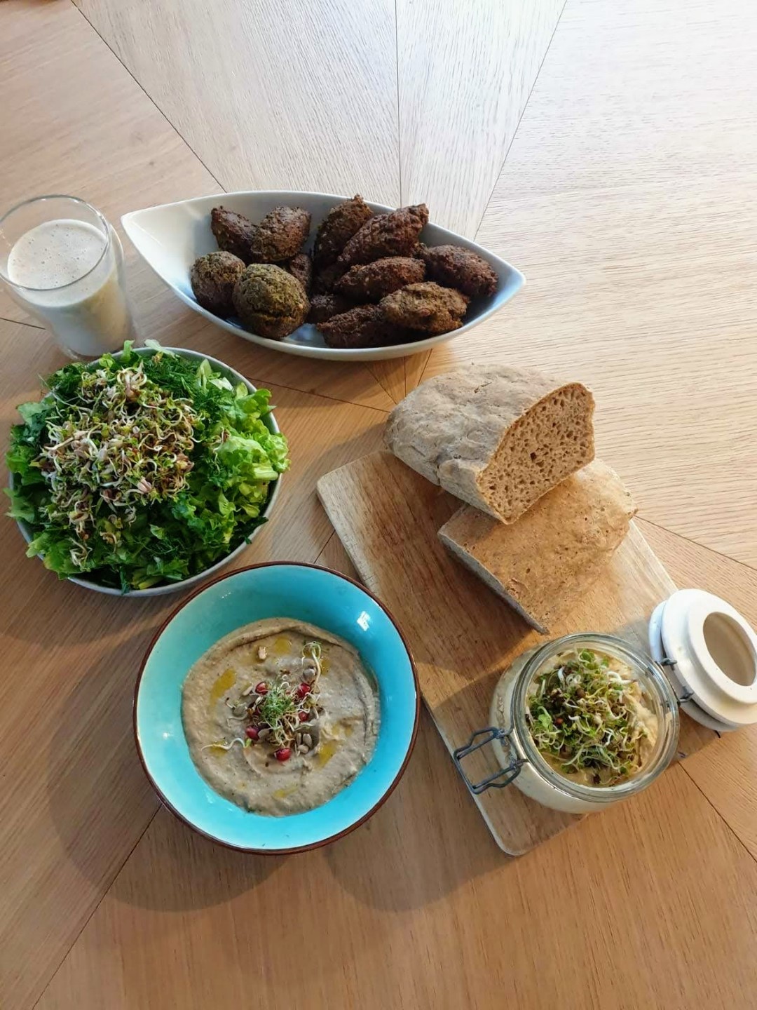 Repas végan, végétarien